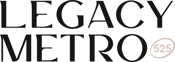 The image features the words "Legacy Metro" with a number 525 in a circle.